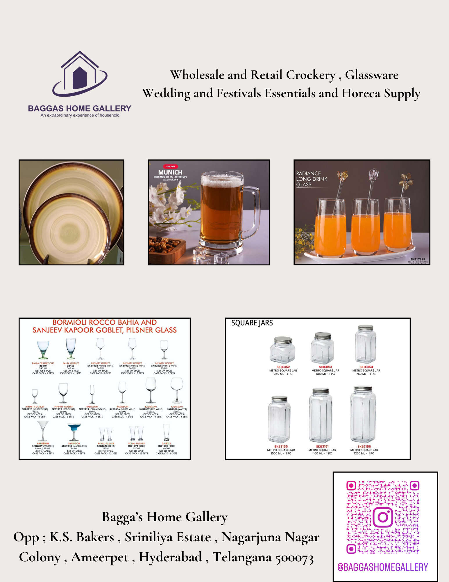 Black and Cream Simple Catalog Furniture Flyer