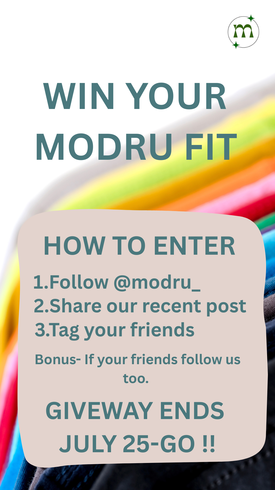 MODRU Instagram Story