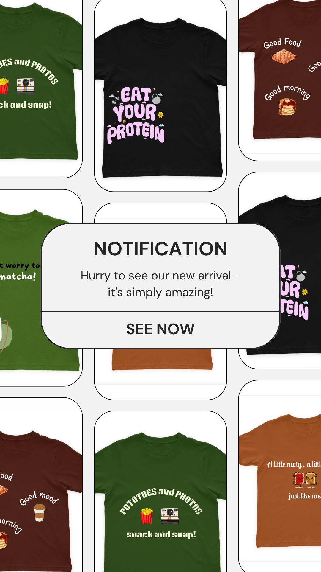 White and Grey Minimalist New Arrival Notification Instagram Reel